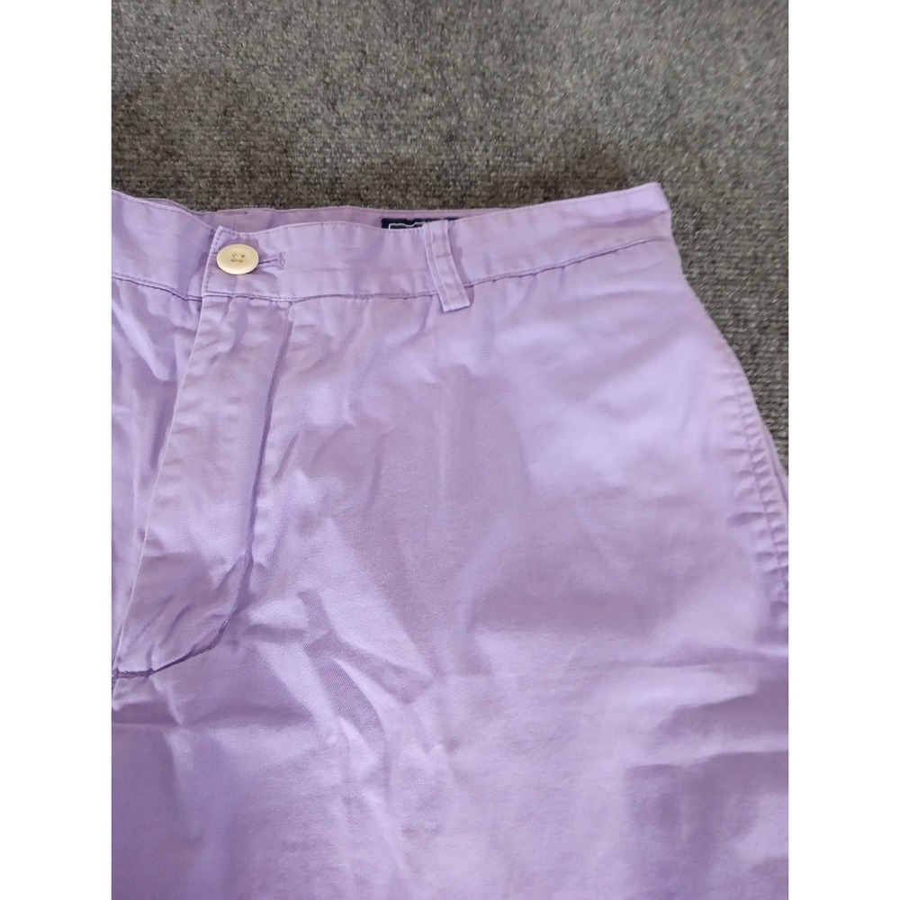 Vineyard Vines Golf Shorts Men's W33 Violet Chino Preppy Casual Southern Whale - Picture 3 of 11